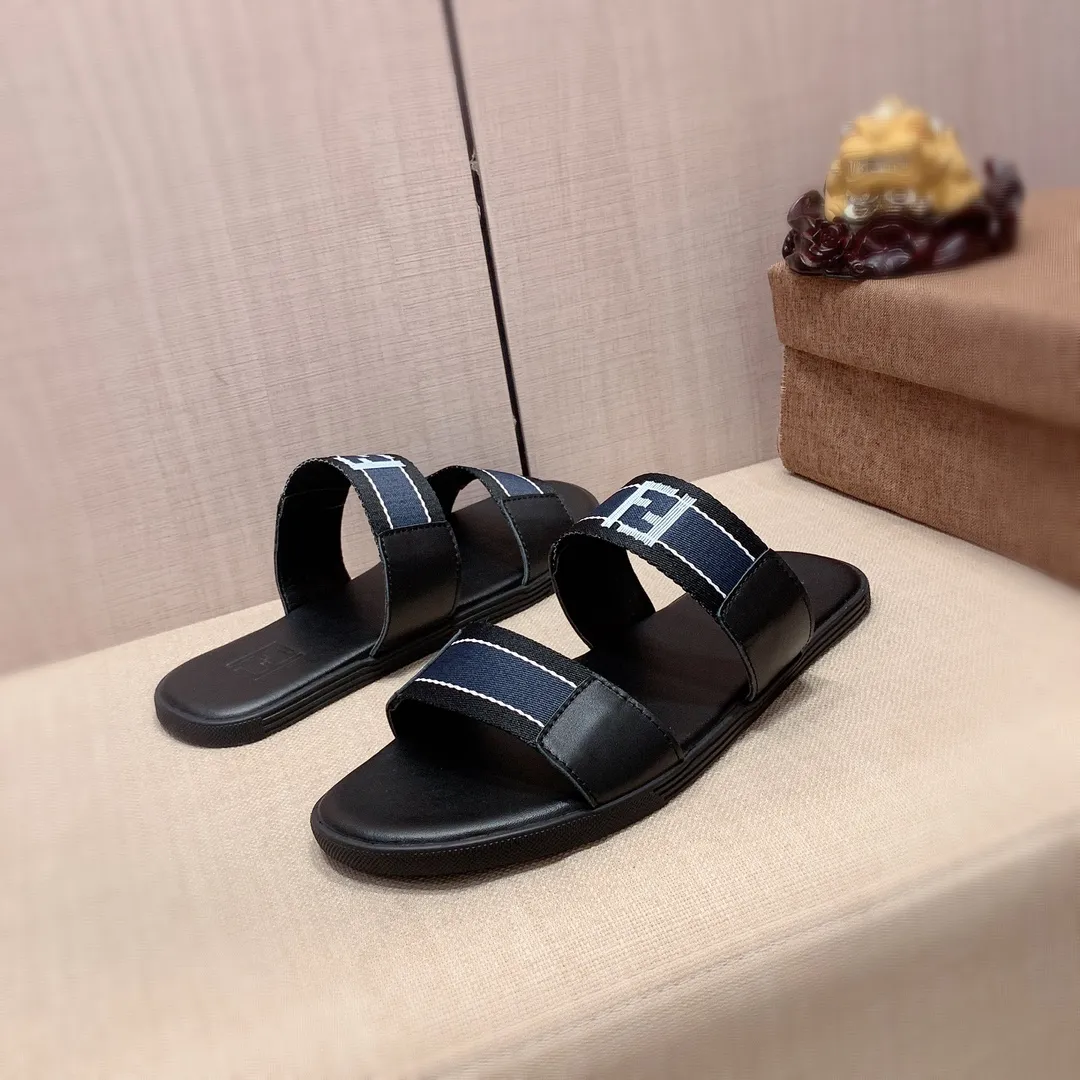 Slippers: New model: Factory price: 220💰💰🎩🎩🔥🔥《 Fendi FENDI* 》Series of slippers top purchasing agent 🔍🔍Men's 2022 counters are on sale simultaneously, original imported cowhide from Italy, exquisite workmanship,), sole: (super comfortable) original sole provided by the original factory, ⚠️ The exclusive double-layer movable molded bottom is super comfortable⚠️, the real thing is more beautiful🎬The real thing is more beautiful🔍🔍original order quality, you can enter and leave the counter at will, the correct size is 38-44, you can order 45. Long-term availability 266